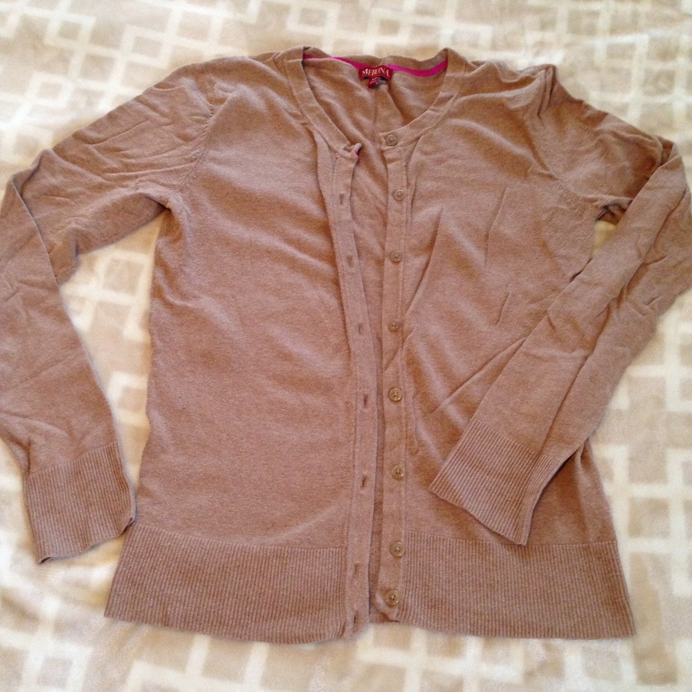 Brown Merona Cardigan